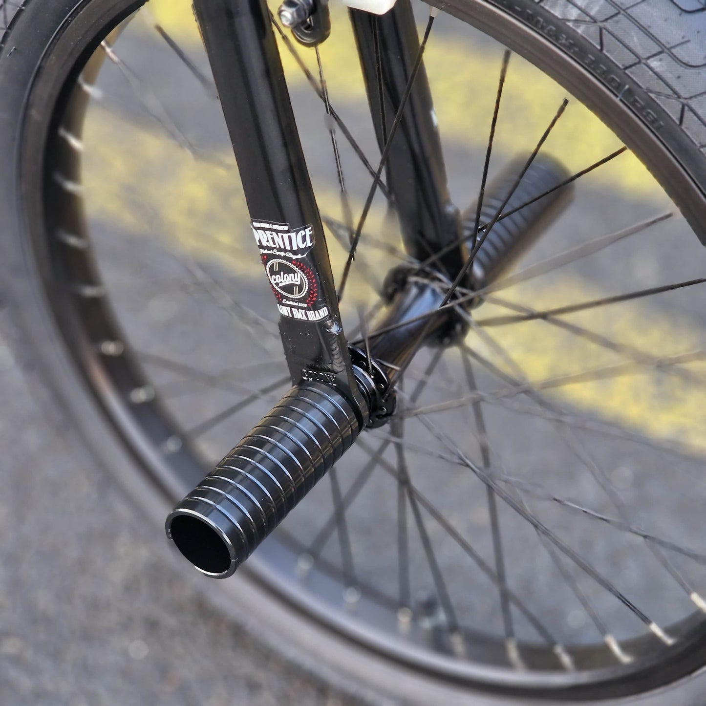 Colony BMX Flatland Black / 18.9 Colony Apprentice 18.9" TT Flatland Bike Black