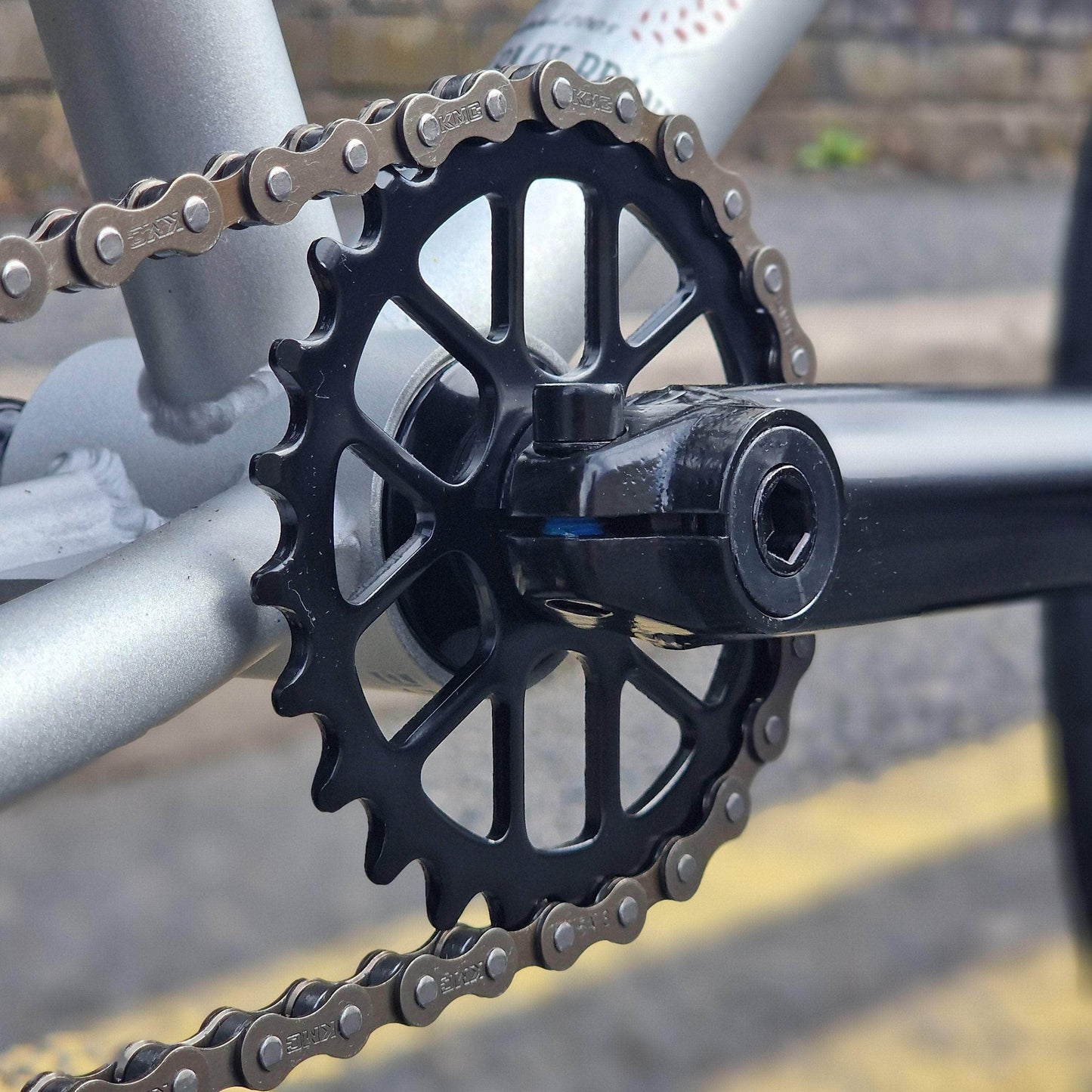 Colony BMX Flatland Matte Apple Silver / 18.9 Colony Apprentice 18.9" TT Flatland Bike Matte Apple Silver