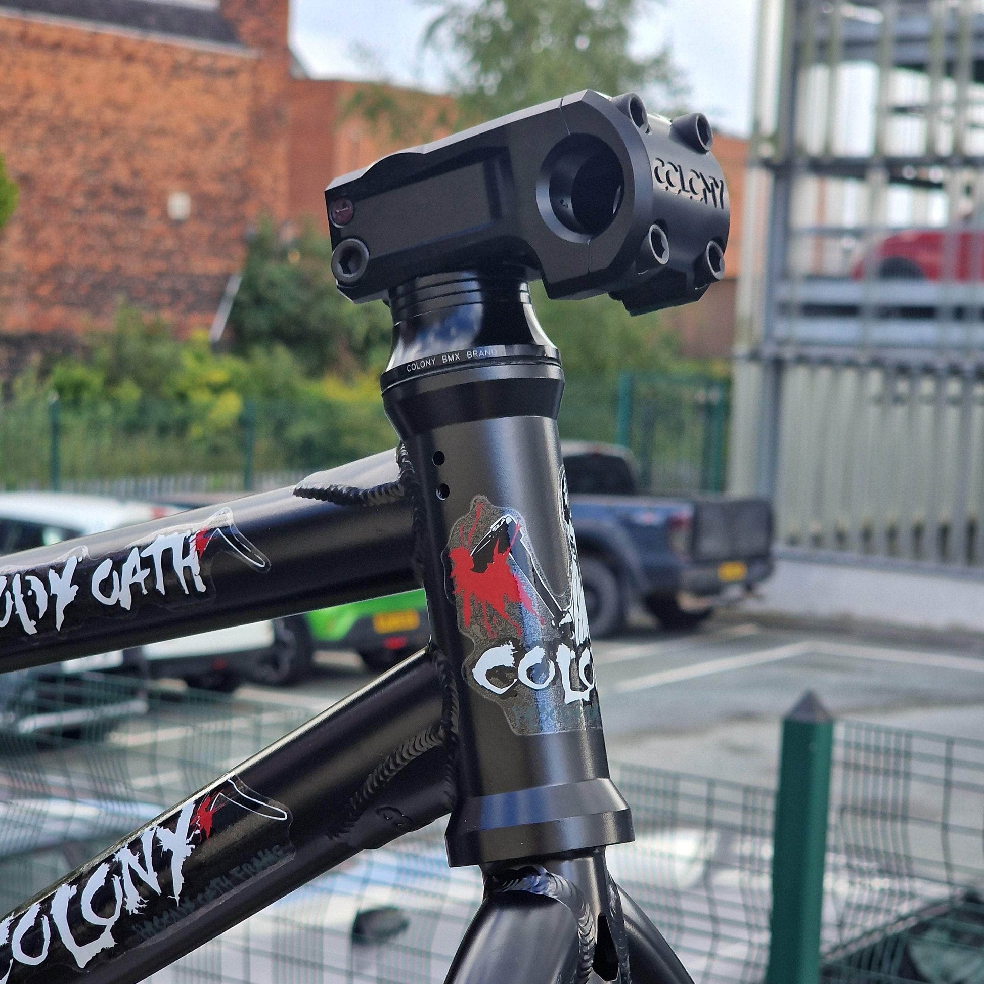 Colony BMX Parts Colony Bloody Oath Frame Fork Stem Headset Kit Black