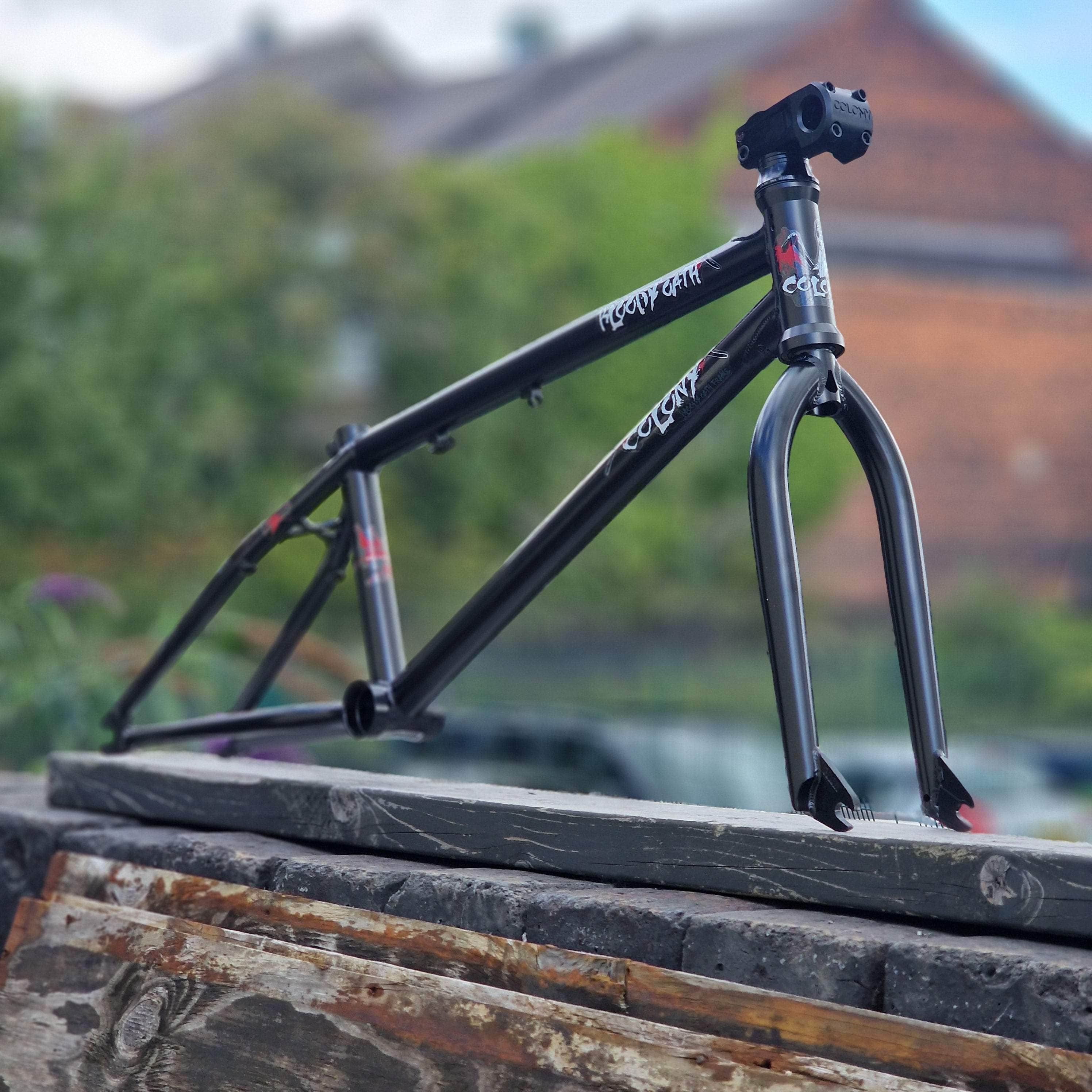 Colony Bloody Oath Frame Fork Stem Headset Kit Matte Black | Alans BMX
