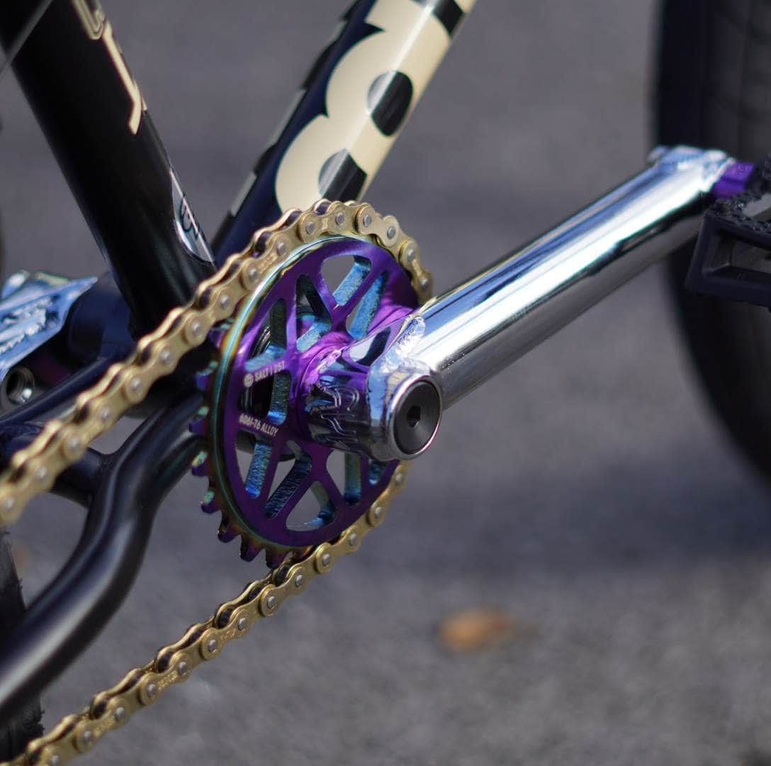 Colony BMX Bikes Black/Oil Slick Colony Cadet 18 Inch Custom Bike Black / Oil Slick