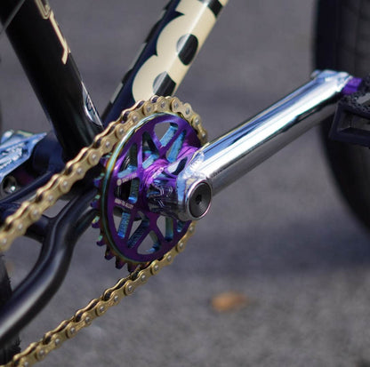 Colony BMX Bikes Black/Oil Slick Colony Cadet 18 Inch Custom Bike Black / Oil Slick