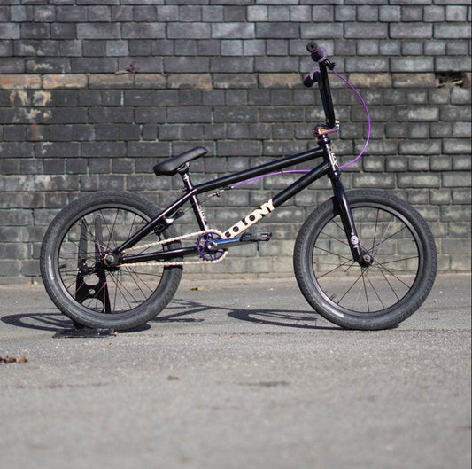 Colony BMX Bikes Black/Oil Slick Colony Cadet 18 Inch Custom Bike Black / Oil Slick