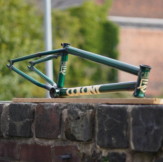 Colony BMX Parts Black / 18 Colony Cadet 18 Inch Frame Clear Green