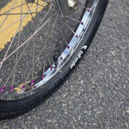 Colony BMX Bikes Black Colony Cadet 19.2" TT Custom Bike Black / Chrome / Purple