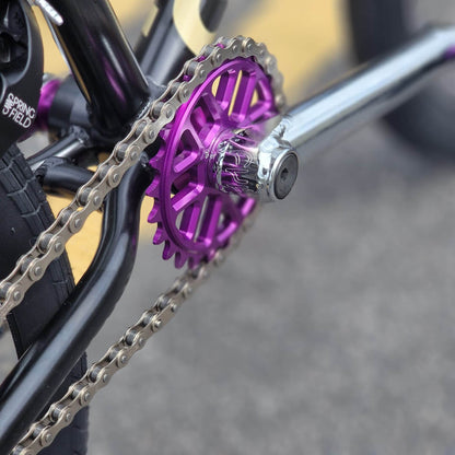 Colony BMX Bikes Black Colony Cadet 19.2" TT Custom Bike Black / Chrome / Purple