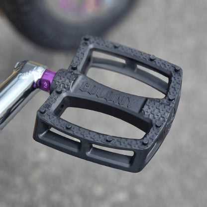 Colony BMX Bikes Black Colony Cadet 19.2" TT Custom Bike Black / Chrome / Purple
