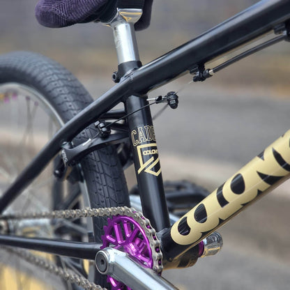 Colony BMX Bikes Black Colony Cadet 19.2" TT Custom Bike Black / Chrome / Purple