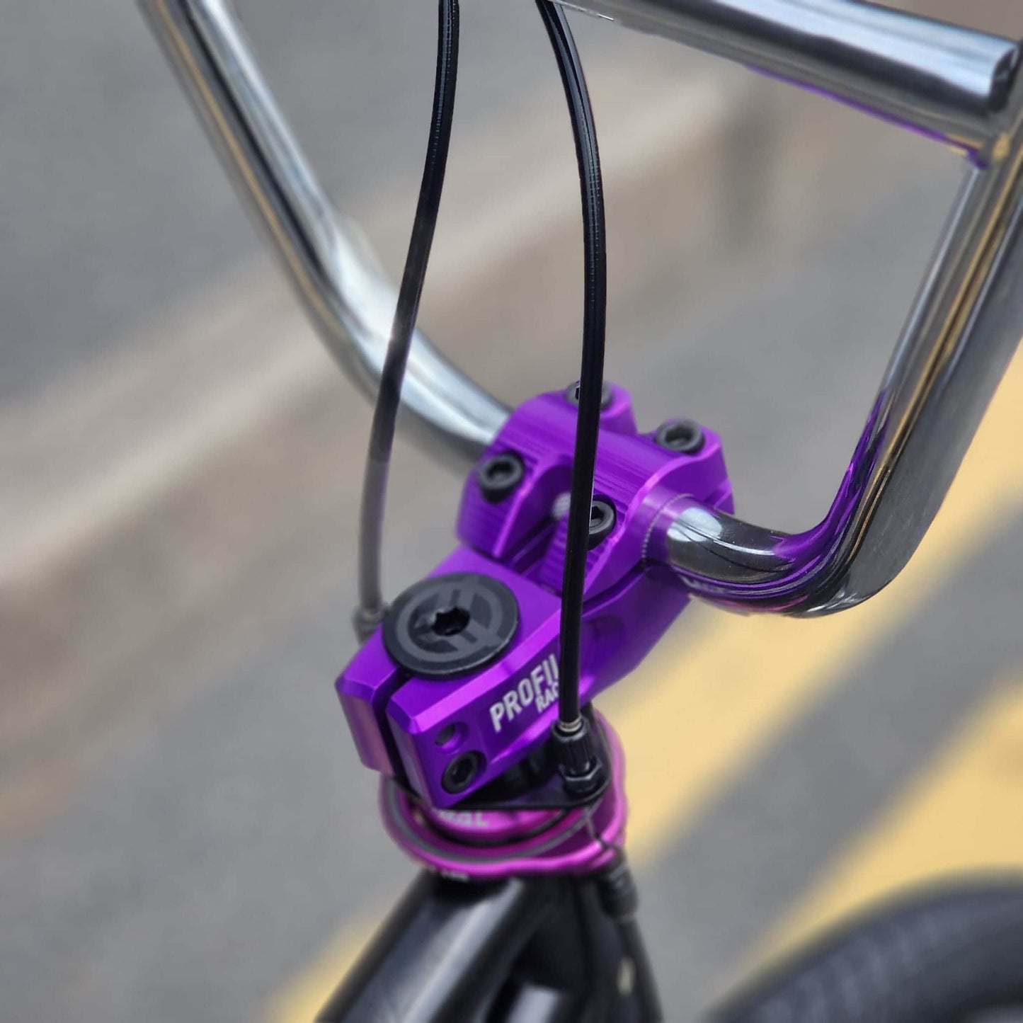Colony BMX Bikes Black Colony Cadet 19.2" TT Custom Bike Black / Chrome / Purple