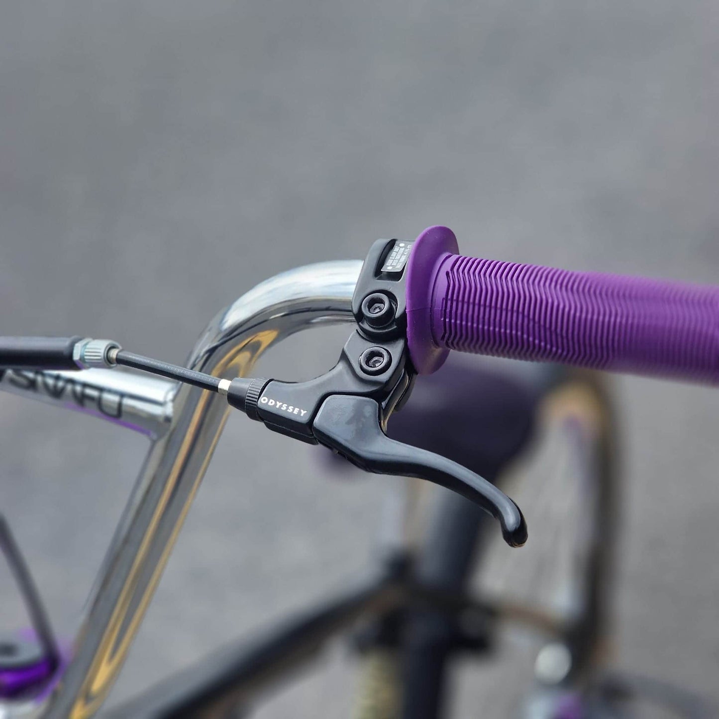 Colony BMX Bikes Black Colony Cadet 19.2" TT Custom Bike Black / Chrome / Purple