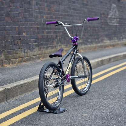 Colony BMX Bikes Black Colony Cadet 19.2" TT Custom Bike Black / Chrome / Purple