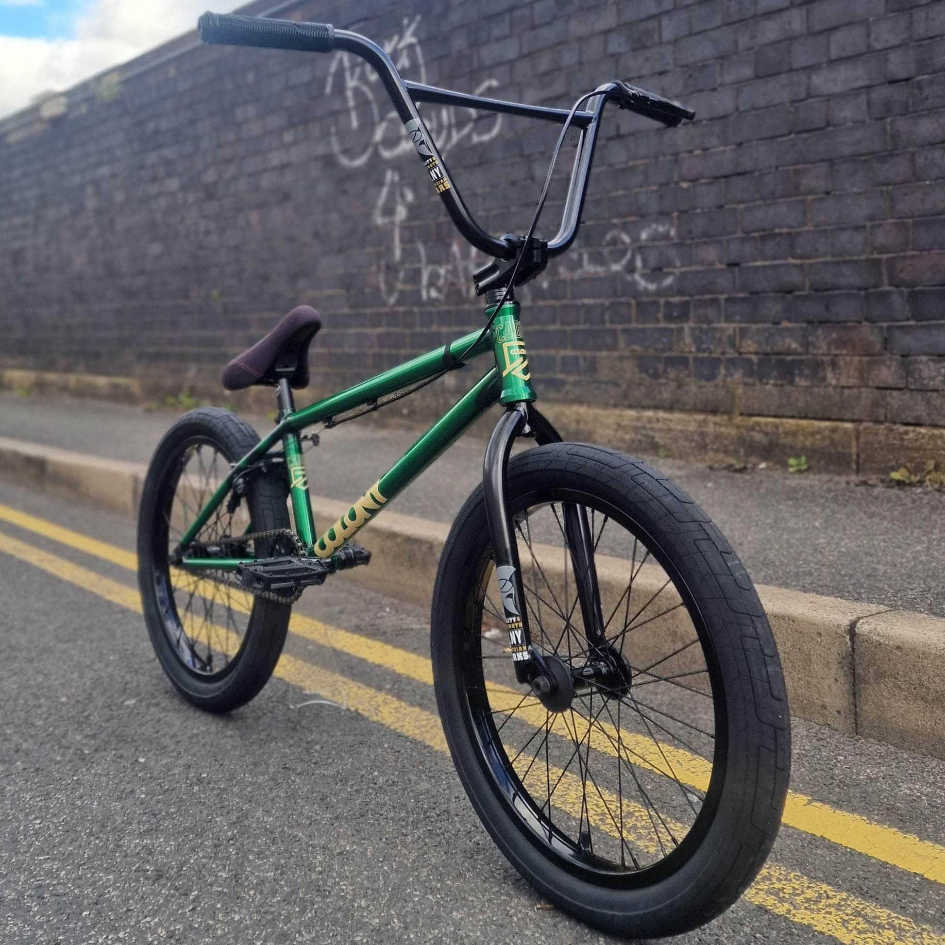 Colony BMX Bikes Clear Moss Green / 21 Colony Cadet Elite 21" TT Bike Clear Moss Green