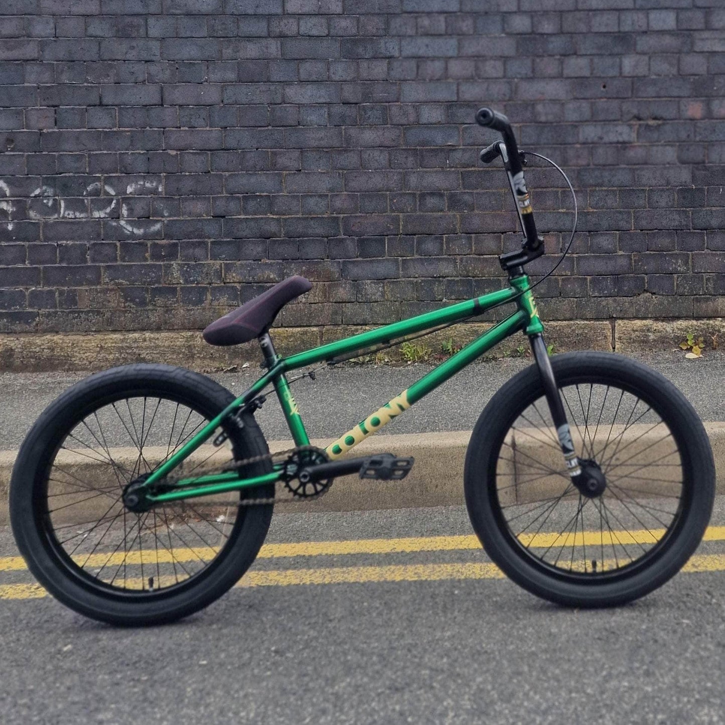 Colony BMX Bikes Clear Moss Green / 21 Colony Cadet Elite 21" TT Bike Clear Moss Green