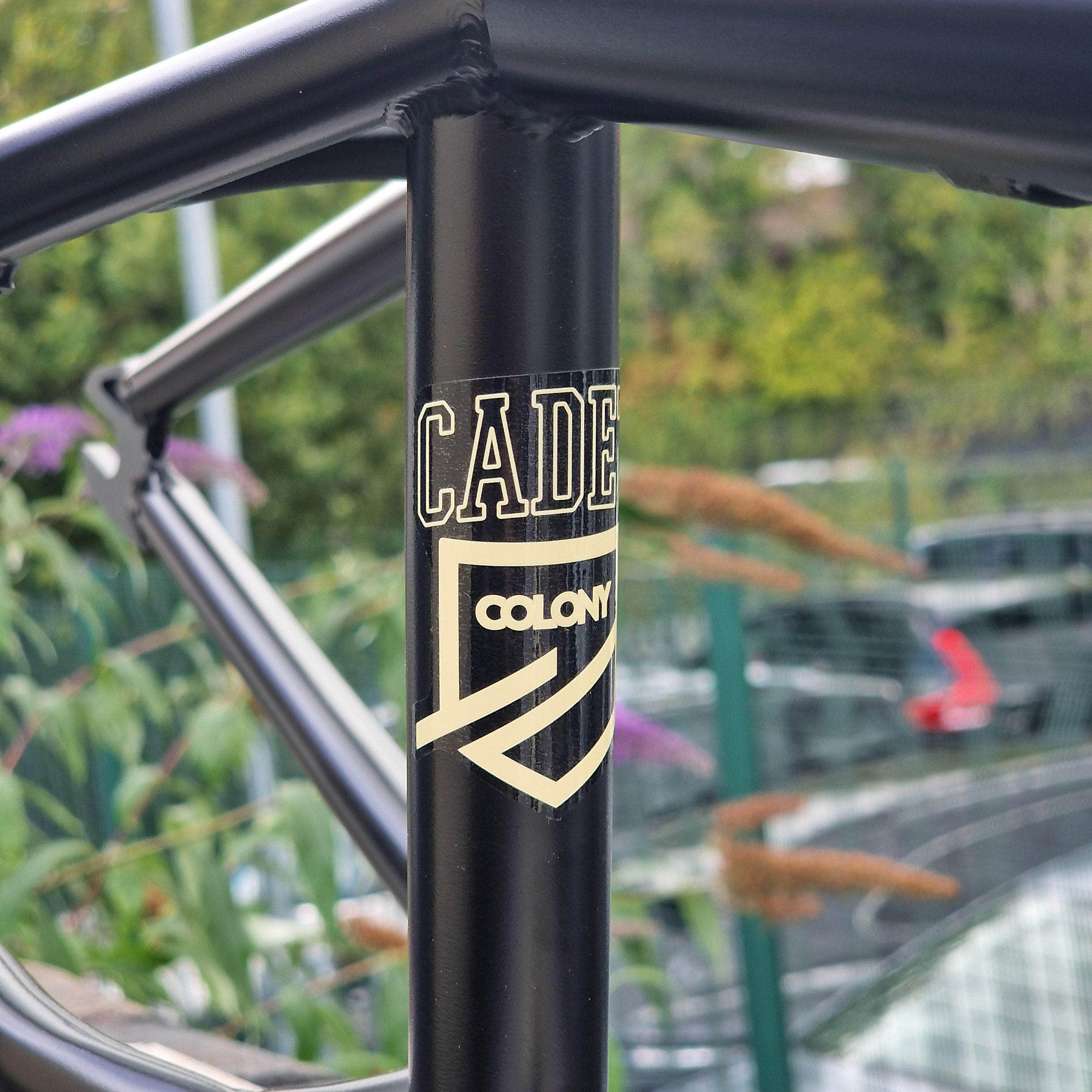 Colony Cadet BMX Frame Black | Alans BMX
