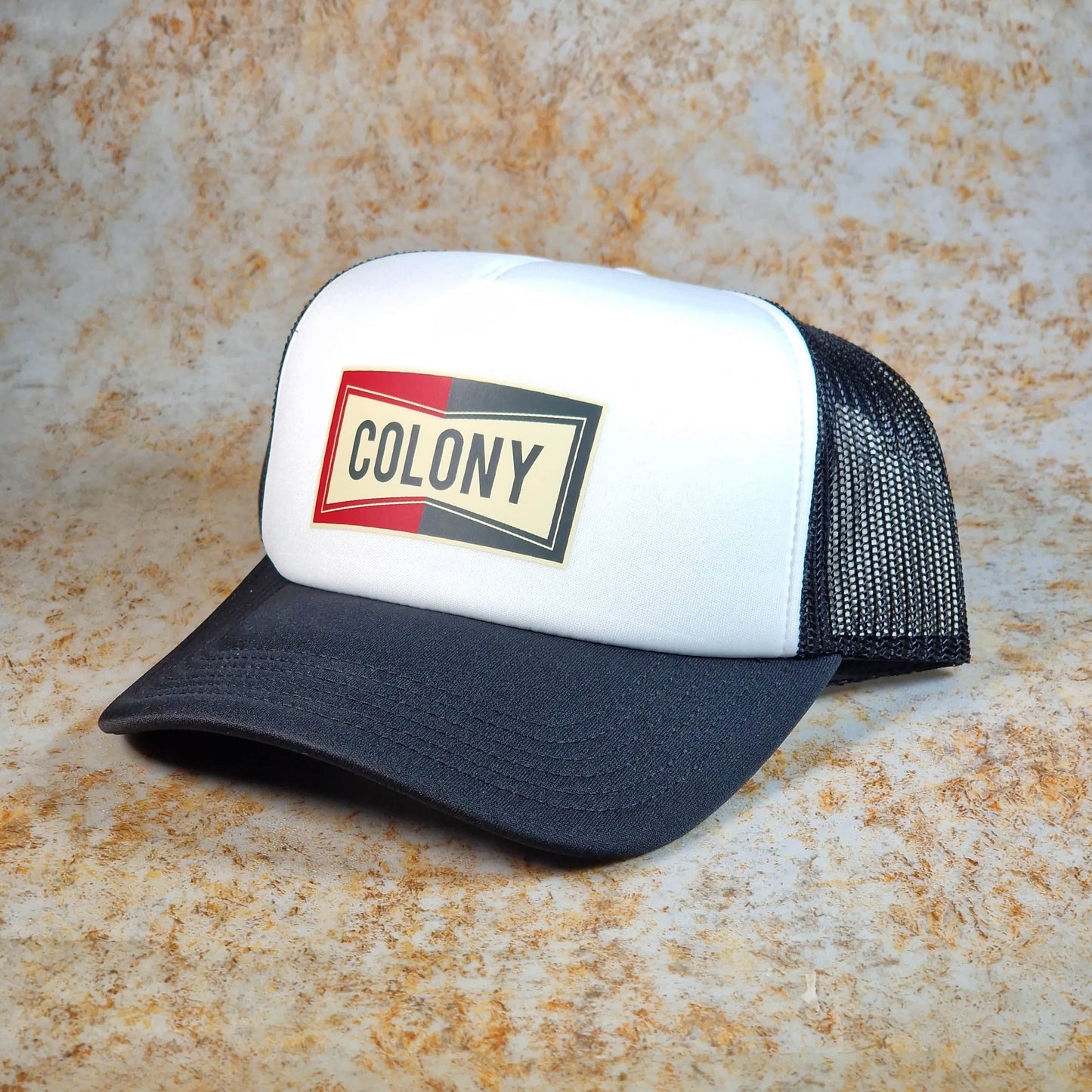 Colony Clothing & Shoes White / Black Colony Champion Trucker Cap White / Black