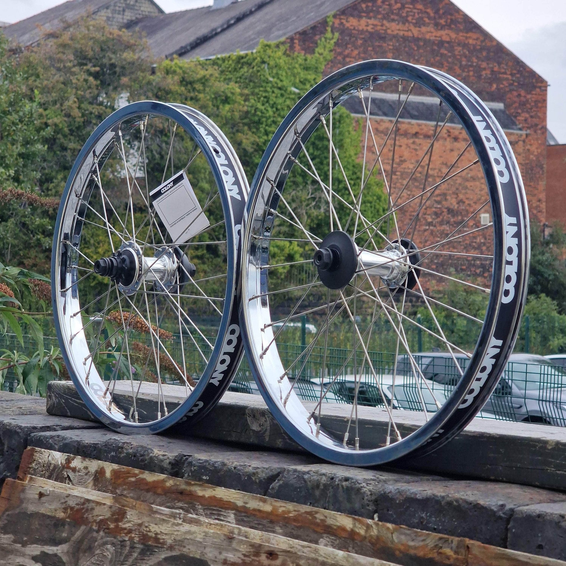 Colony BMX Parts Chrome / RHD / 36H Colony Contour Wheelset Chrome