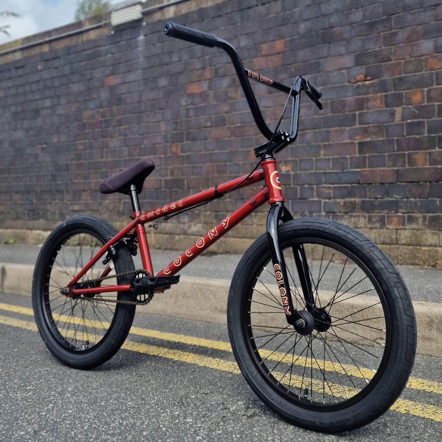Colony BMX Bikes Clear Red / 20.75 Colony Emerge 20.75" TT Bike Clear Red