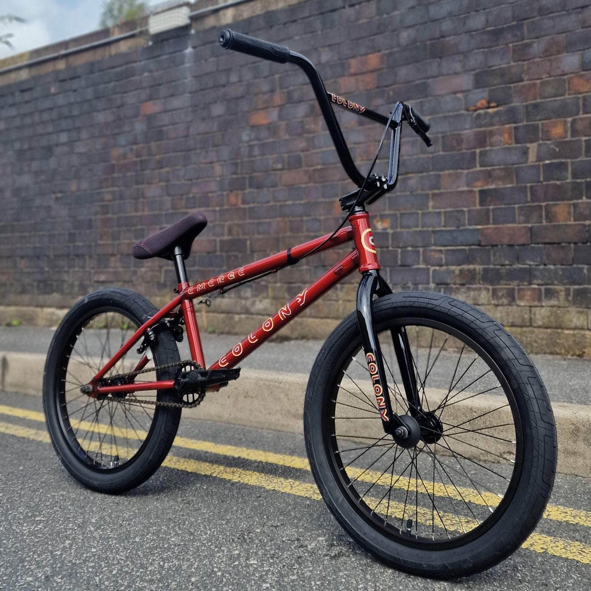 Colony BMX Bikes Clear Red / 20.75 Colony Emerge 20.75" TT Bike Clear Red
