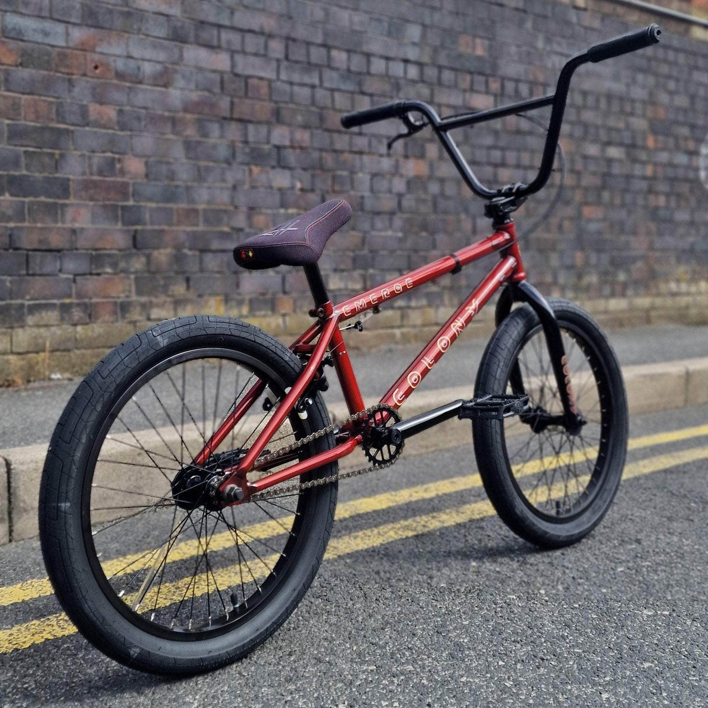 Colony BMX Bikes Clear Red / 20.75 Colony Emerge 20.75" TT Bike Clear Red