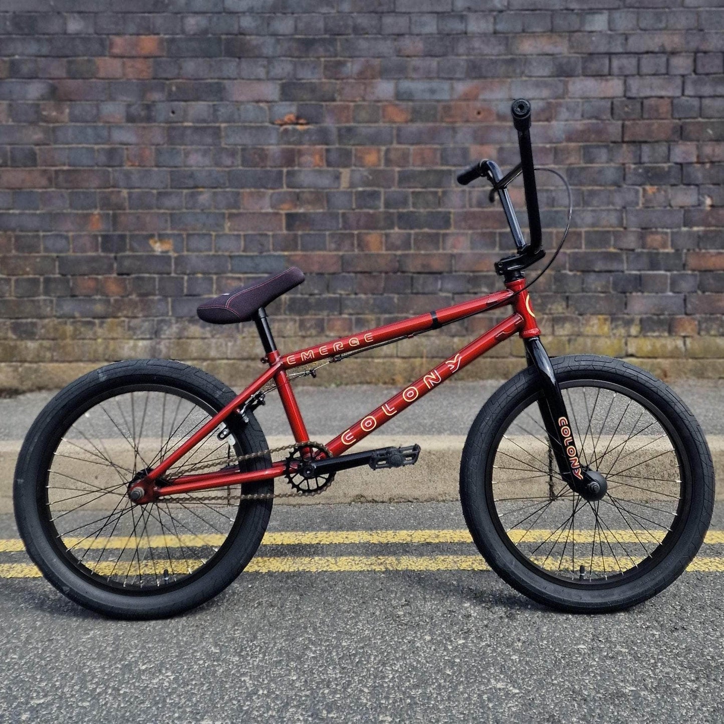 Colony BMX Bikes Clear Red / 20.75 Colony Emerge 20.75" TT Bike Clear Red