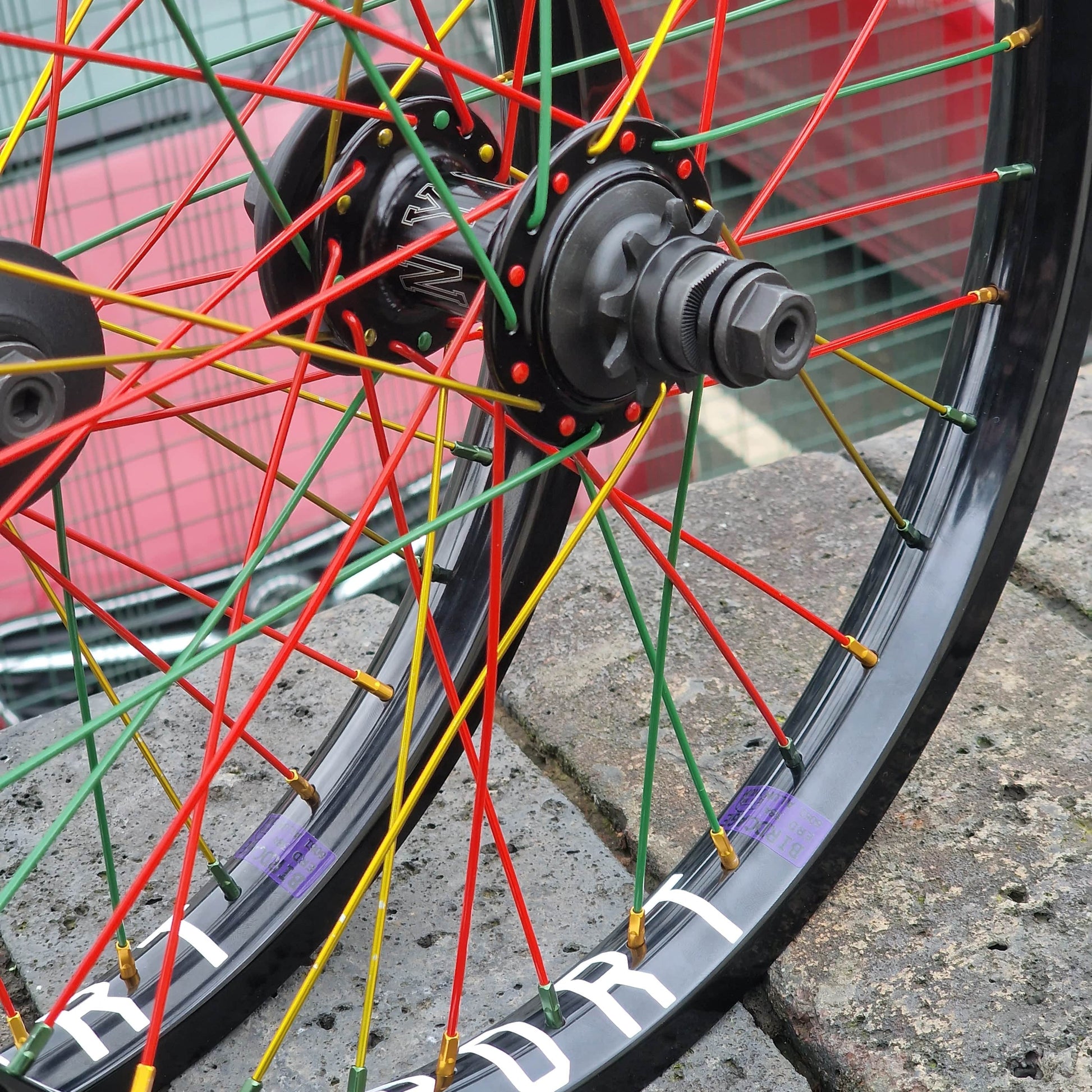 Colony BMX Parts Rasta Colony G-Sport Rasta Custom Built Wheelset Pair
