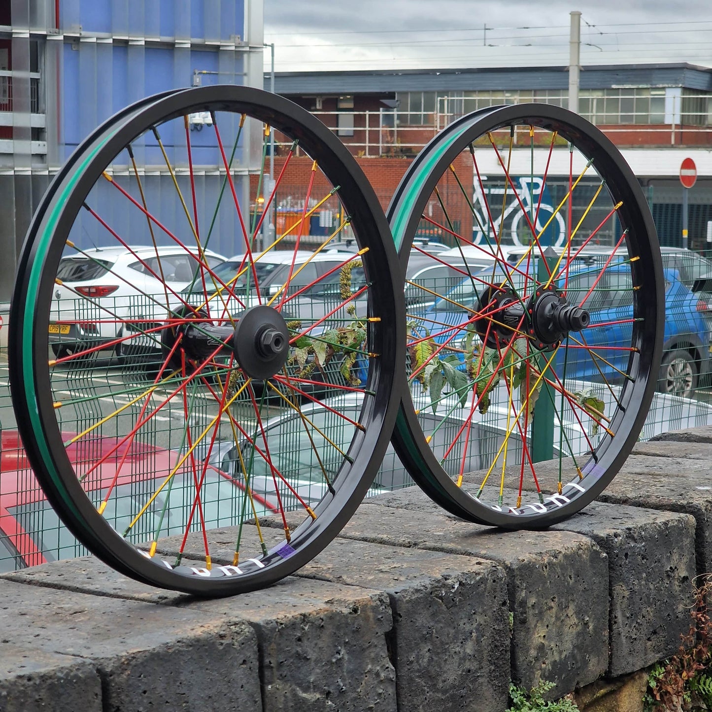 Colony BMX Parts Rasta Colony G-Sport Rasta Custom Built Wheelset Pair