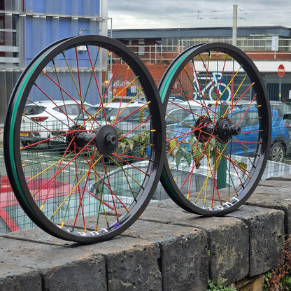 Colony BMX Parts Rasta Colony G-Sport Rasta Custom Built Wheelset Pair