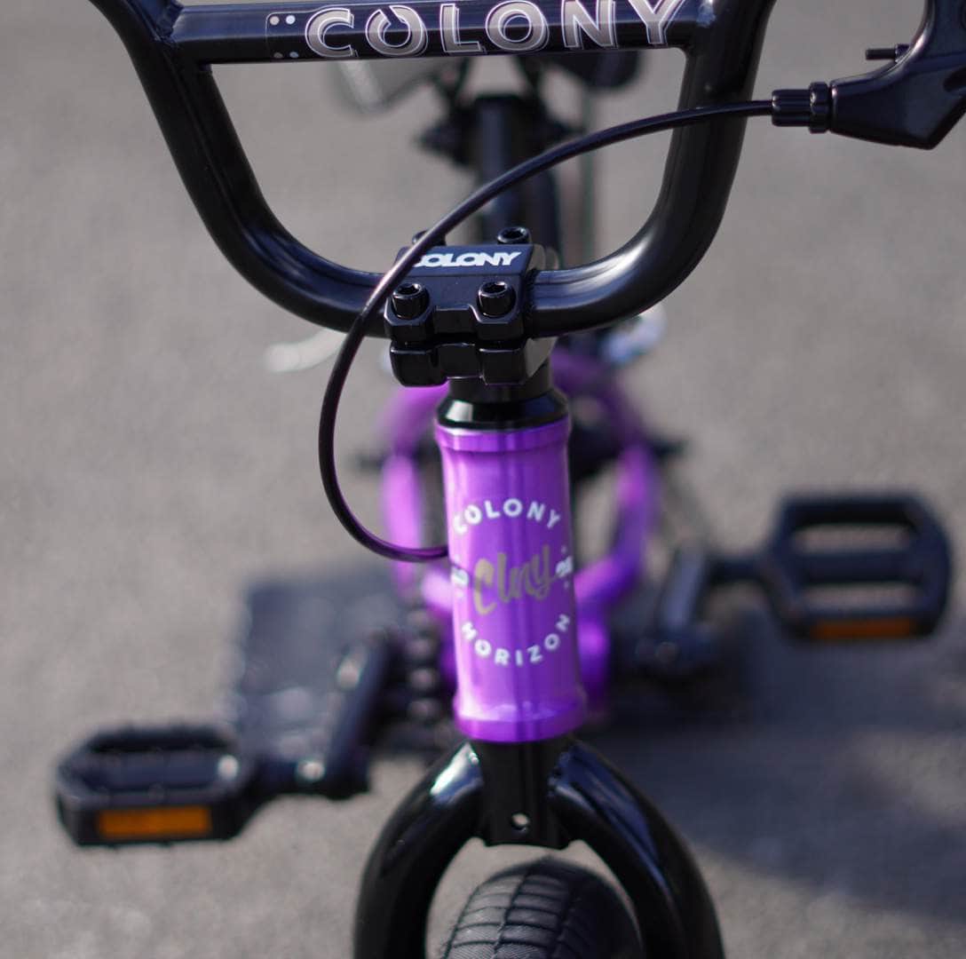 Colony BMX Bikes Colony Horizon 12 Inch Bike Clear Purple
