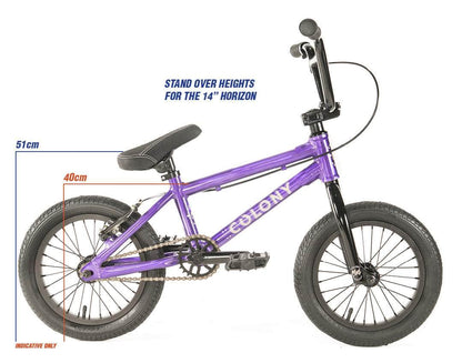 Colony BMX Bikes Colony Horizon 14 Inch Bike Gloss Clear Polished