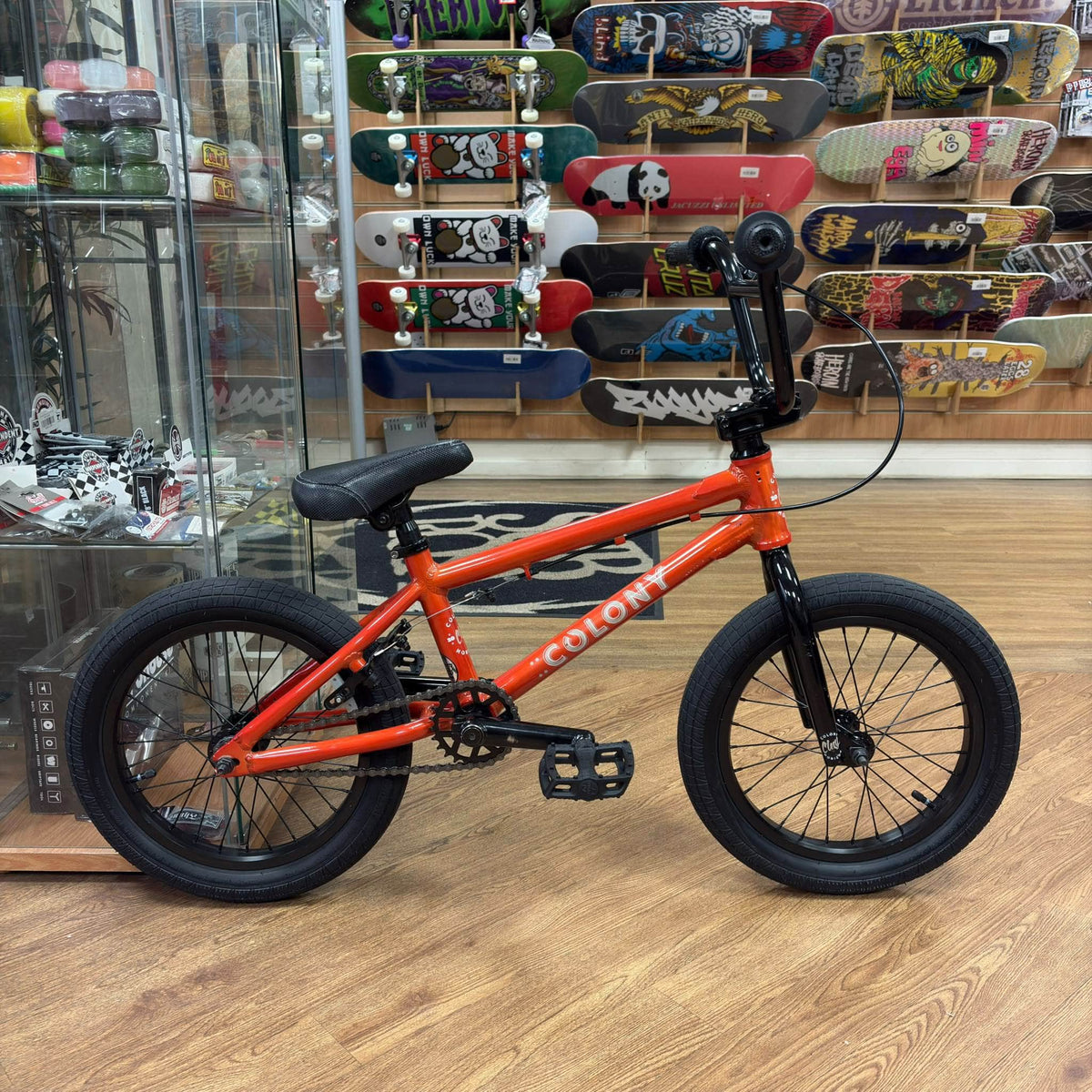 Colony BMX Bikes Gloss Clear Orange Colony Horizon 16 Inch Bike Gloss Clear Orange Used