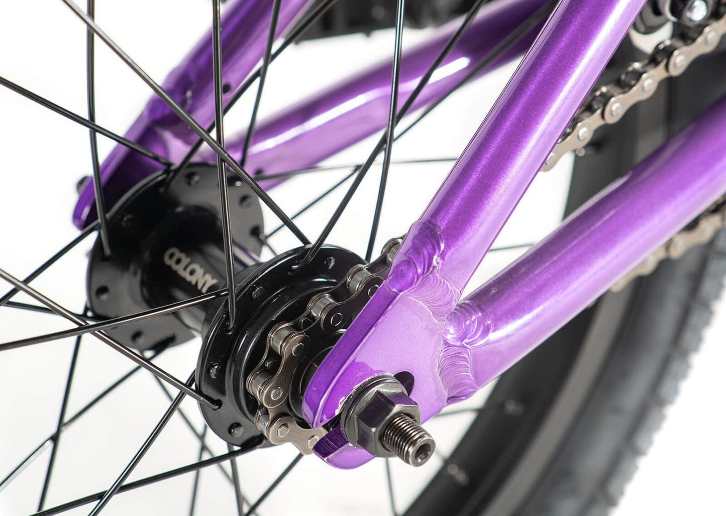 Colony BMX Bikes Colony Horizon 16 Inch Bike Gloss Clear Purple