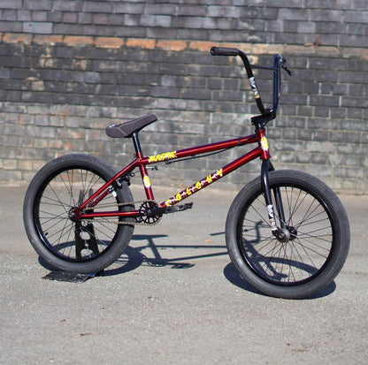 Colony BMX Bikes Clear Red / 21 Colony Injustice 21" TT Complete Bike Clear Red