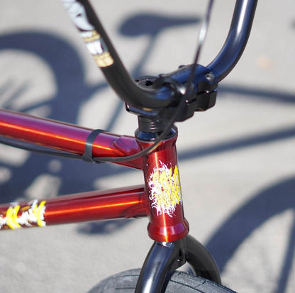 Colony BMX Bikes Clear Red / 21 Colony Injustice 21" TT Complete Bike Clear Red