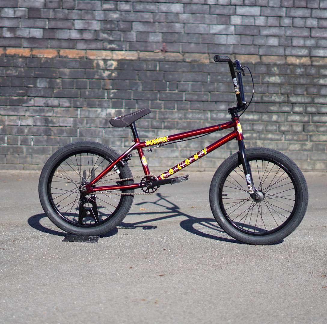 Colony BMX Bikes Clear Red / 21 Colony Injustice 21" TT Complete Bike Clear Red