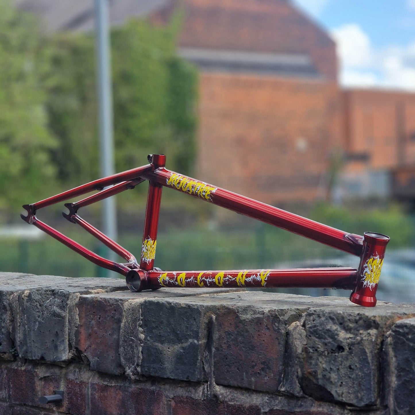 Colony BMX Parts Colony Injustice Frame Clear Red