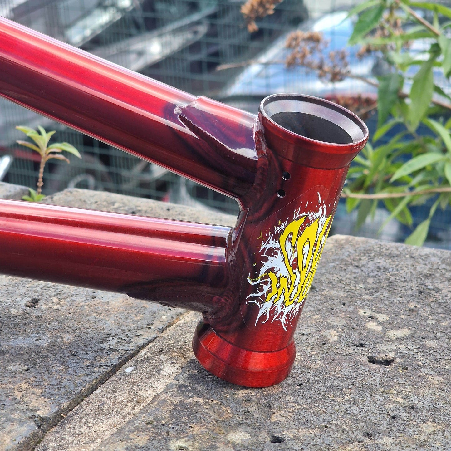 Colony BMX Parts Colony Injustice Frame Clear Red