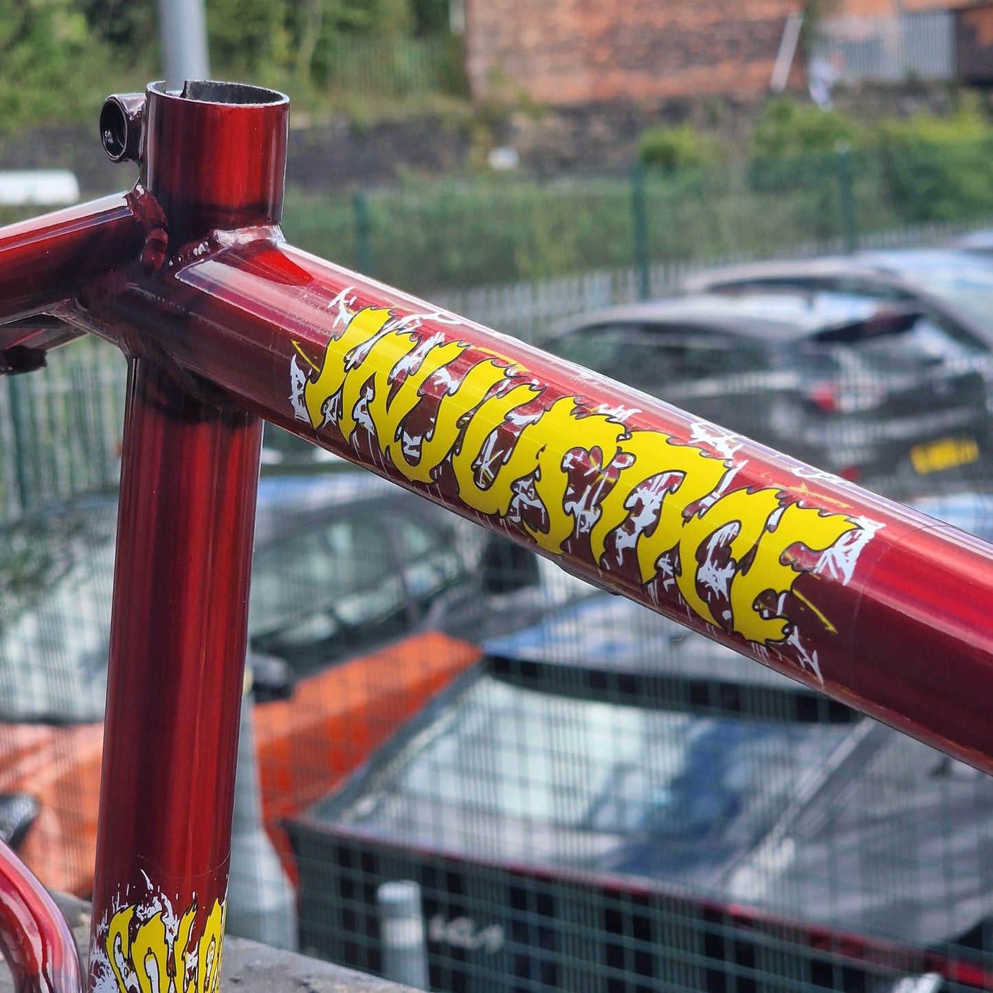Colony BMX Parts Colony Injustice Frame Clear Red