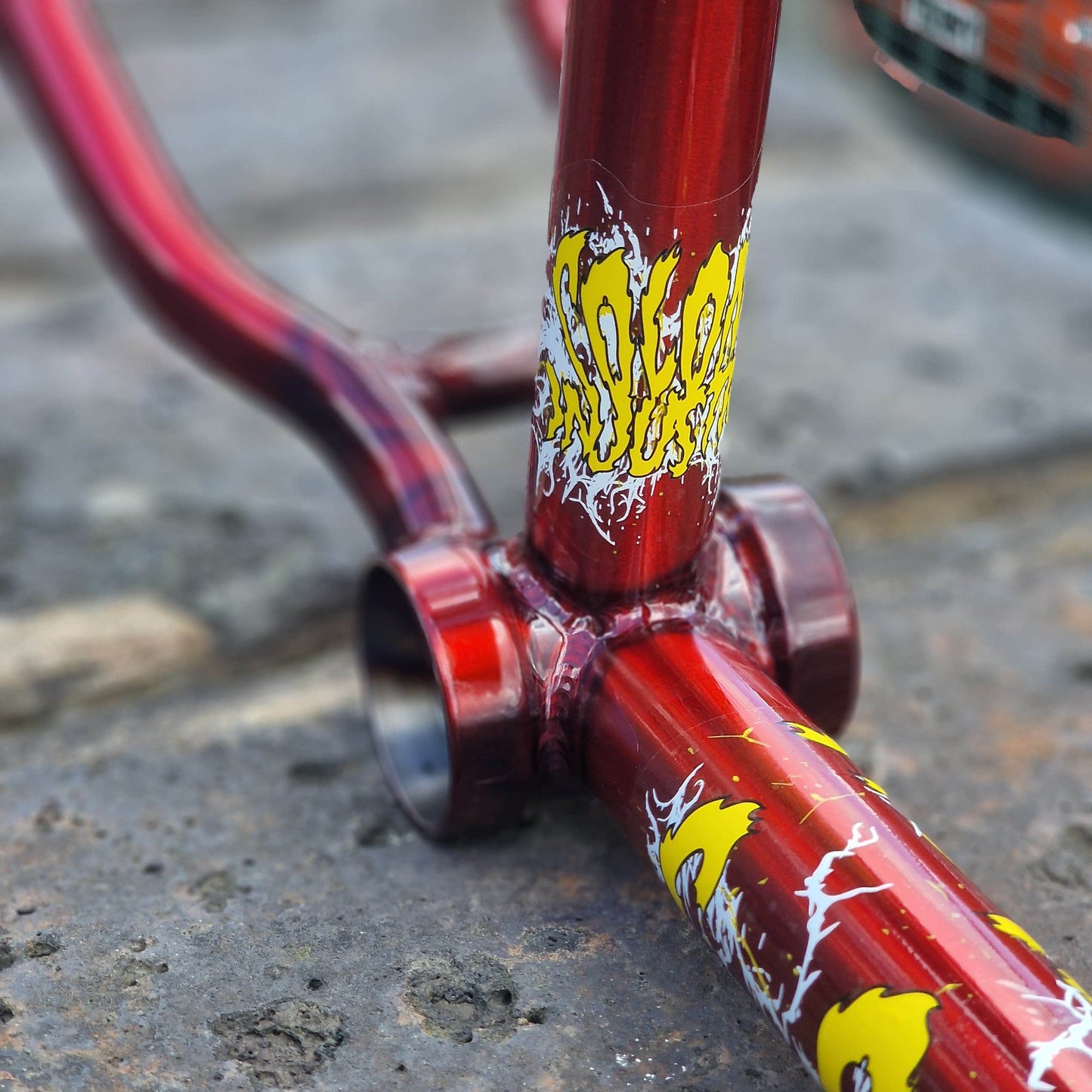 Colony BMX Parts Colony Injustice Frame Clear Red