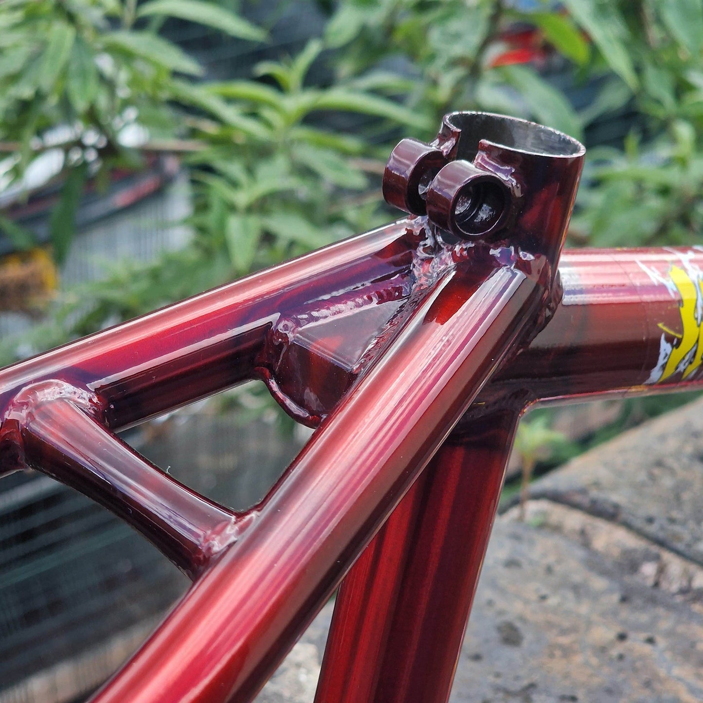 Colony BMX Parts Colony Injustice Frame Clear Red