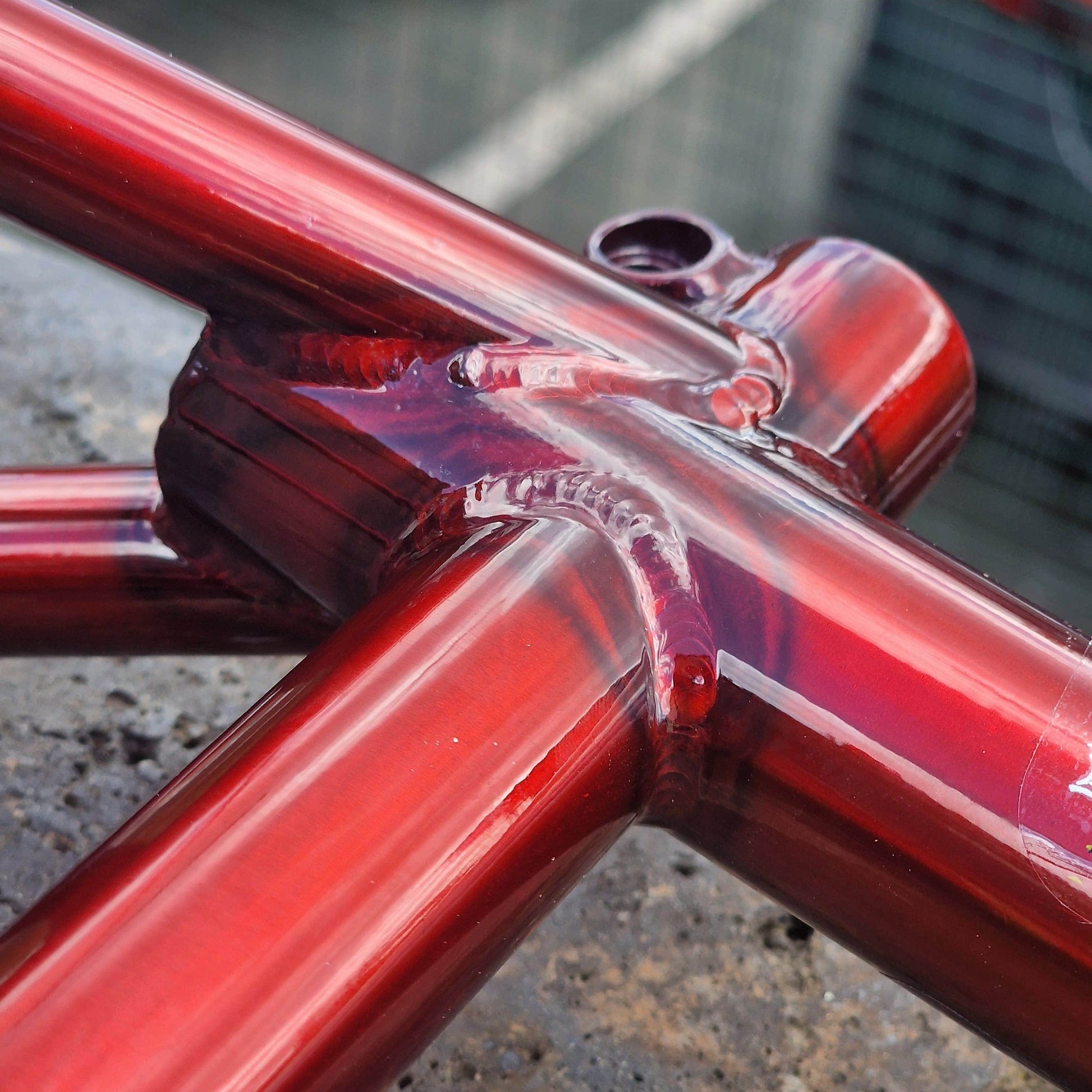Colony BMX Parts Colony Injustice Frame Clear Red