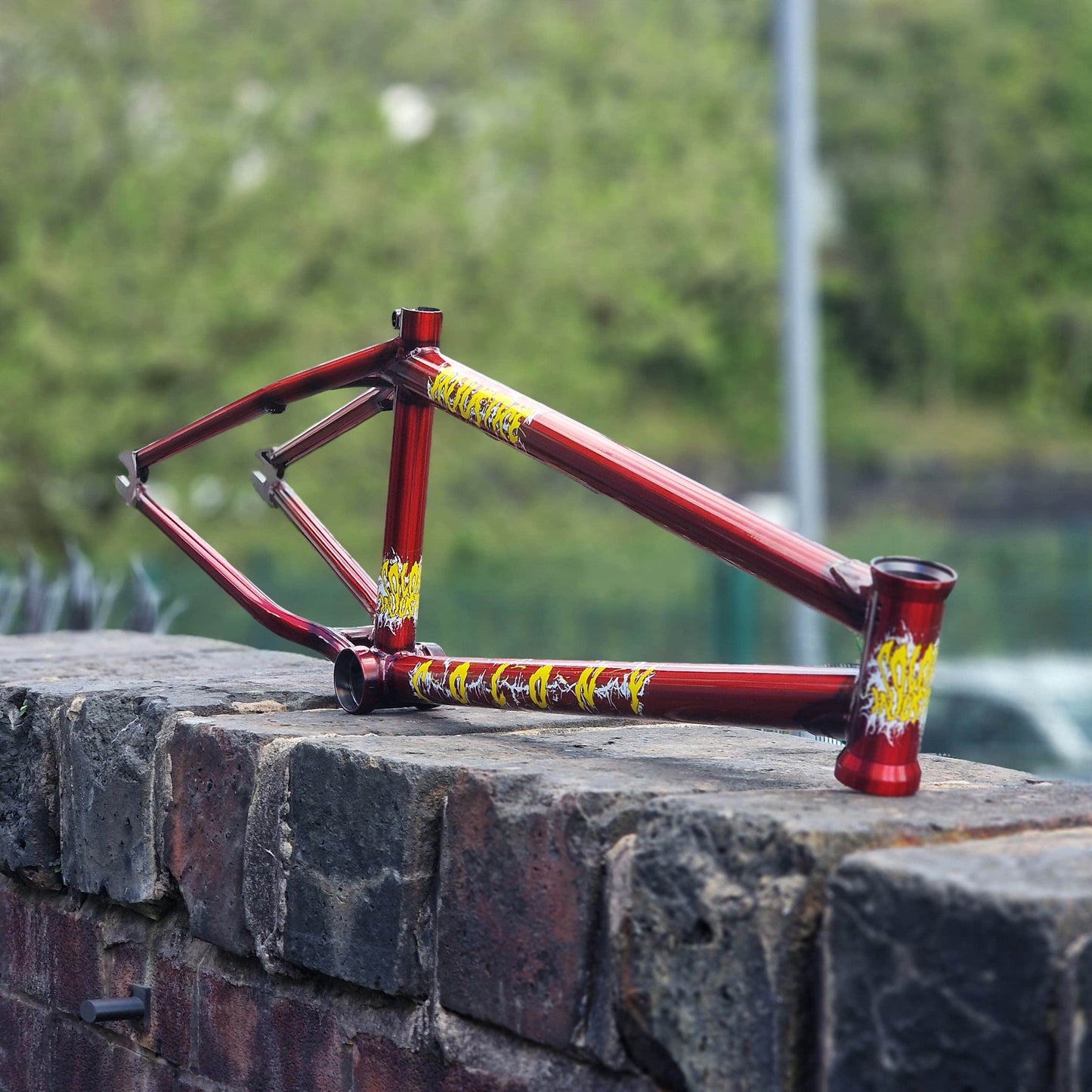 Colony BMX Parts Colony Injustice Frame Clear Red