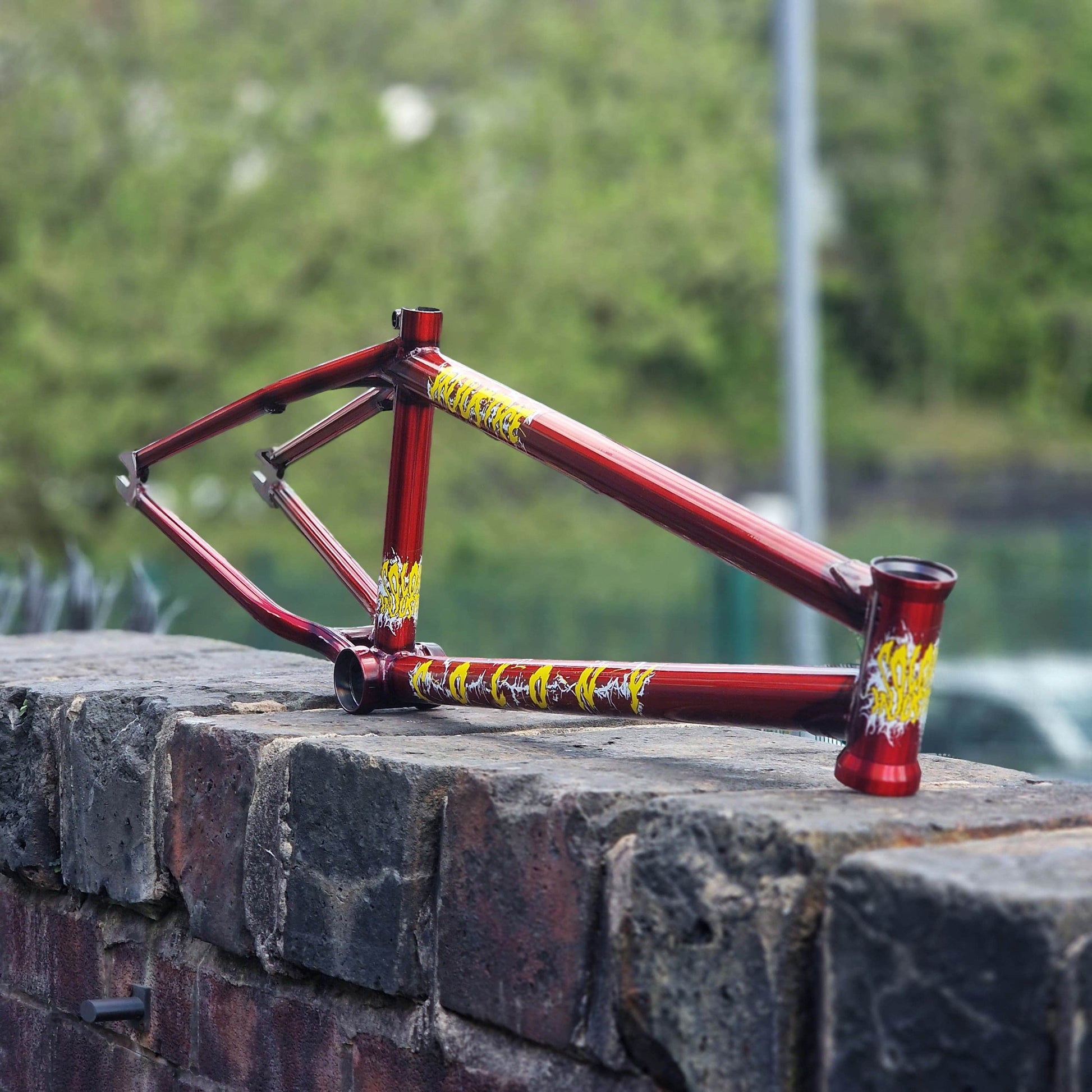 Colony BMX Parts Colony Injustice Frame Clear Red