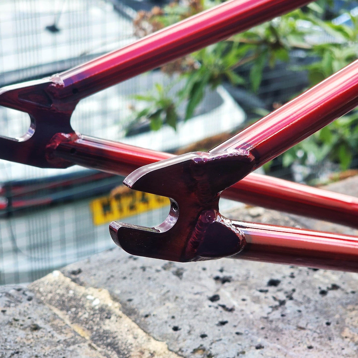 Colony BMX Parts Colony Injustice Frame Clear Red