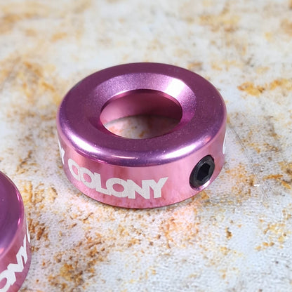 Colony BMX Parts Rose Gold Colony Konka Alloy Bar Ends Rose Gold