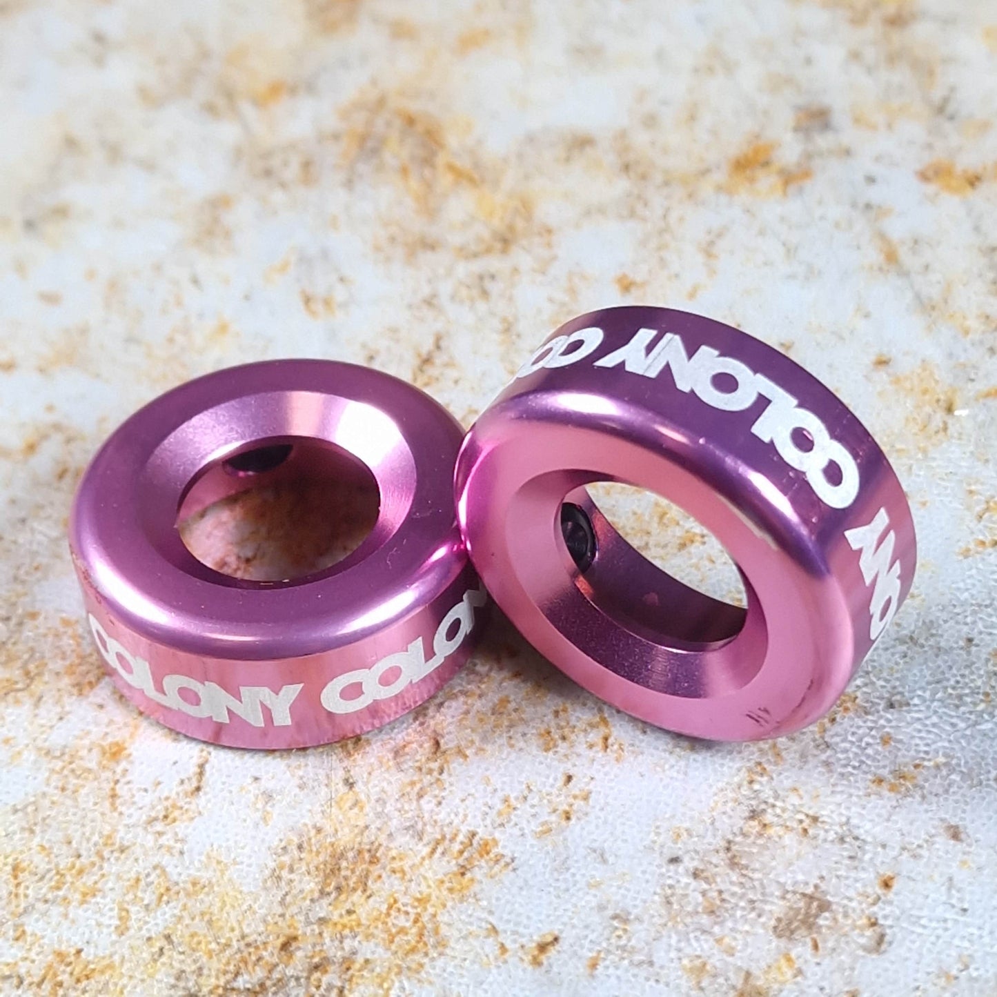 Colony BMX Parts Rose Gold Colony Konka Alloy Bar Ends Rose Gold