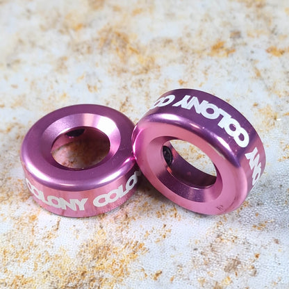 Colony BMX Parts Rose Gold Colony Konka Alloy Bar Ends Rose Gold