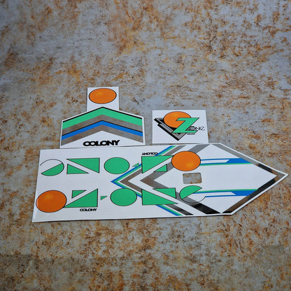 Colony BMX Parts Colony Oz-One Frame Sticker Set
