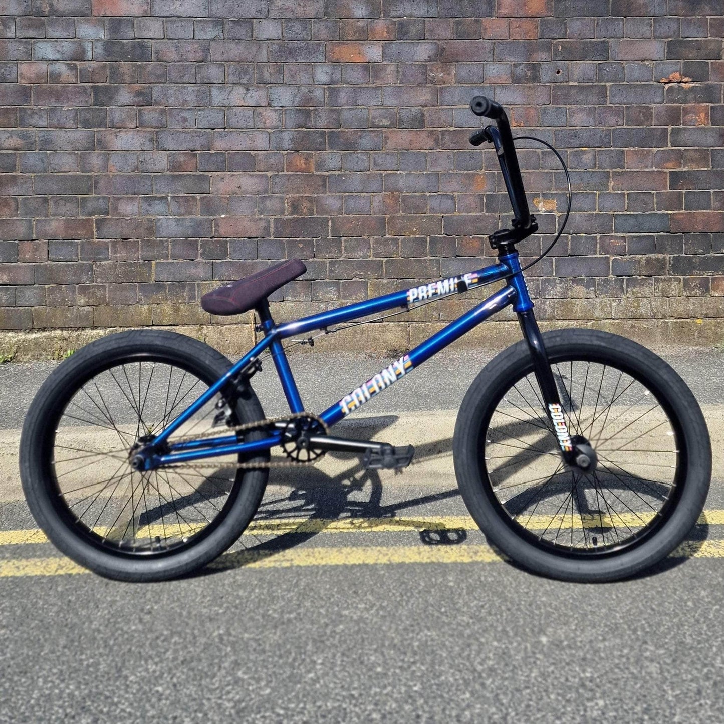 Colony BMX Bikes Clear Blue / 20.75 Colony Premise 20.8" TT Bike Clear Blue