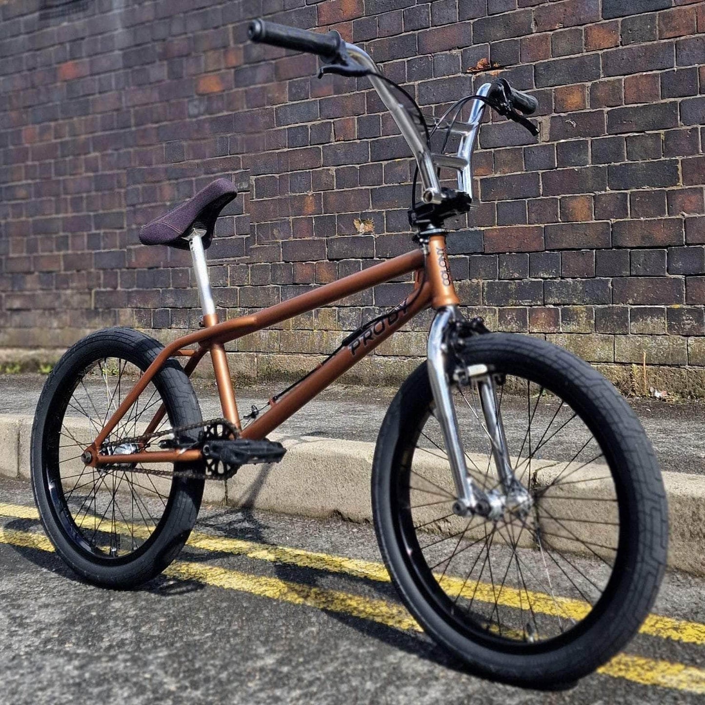 Colony BMX Bikes Matt Bronze / Chrome / 20.6 Colony Prody Elite 20.6" TT Bike Matt Bronze / Chrome