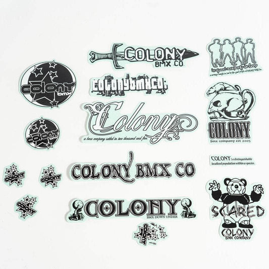 Colony BMX Parts Colony Retro 2005 23 Sticker Pack